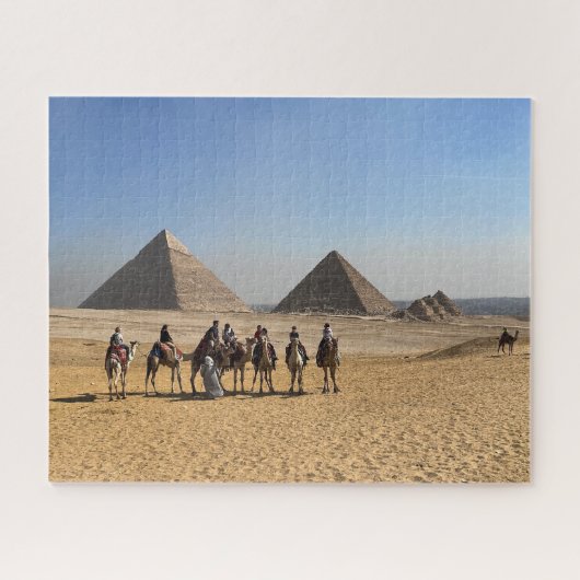Pyramids and Camels Egypt ジグソーパズル (横)
