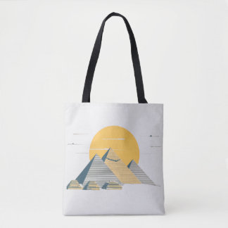 Pyramids and Sun Egypt Women’s Bag トートバッグ