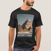 Pyramids of Giza Cairo Egypt Adventurer Tシャツ (正面)