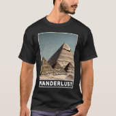 Pyramids of Giza Cairo Egypt Wanderlust Tシャツ (正面)