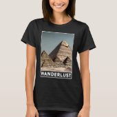 Pyramids of Giza Cairo Egypt Wanderlust Tシャツ (正面)