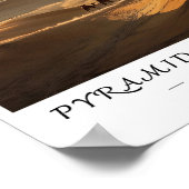 Pyramids of Giza Egypt Wall Art, Ancient Landmark ポスター (角)