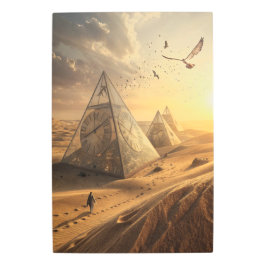 Pyramids of Silence メタルプリント