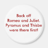 PyramusとThisbe マグネット (正面)