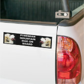 PYRENEAN山犬船上に バンパーステッカー (トラック上)