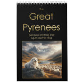 Pyrenees素晴らしおもしろいカレンダー カレンダー (カバー)