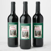 Pyrenees Christmas Wine Bottle Label ワインラベル (ボトル)