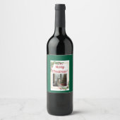 Pyrenees Christmas Wine Bottle Label ワインラベル (正面)