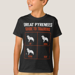 Pyrenees Guide To Training素晴らしおもしろい犬Pet Lov Tシャツ