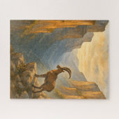Pyrenees Ibex at Sunset ジグソーパズル (横)