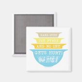 Pyrexを渡す誰も傷つけない(Butterprint) マグネット (正面/裏面)