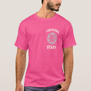 Pyro Expert FIREWORK STAFF SEPTEMBER Safety Thir Tシャツ