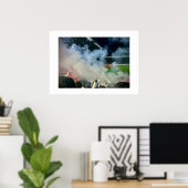 Pyro Party before Royal Antwerp FC vs. FC Dender ポスター (ホームオフィス)