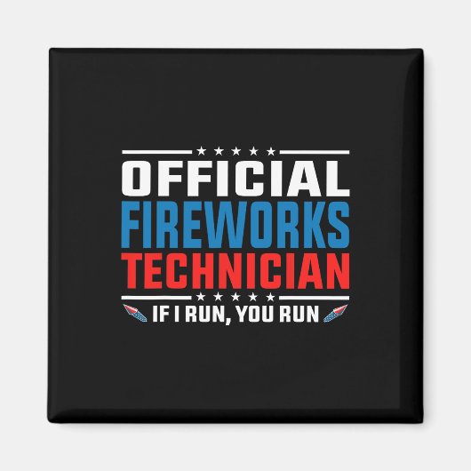 Pyro-Tec公式Fireworks技術者(7月4日) マグネット (正面)