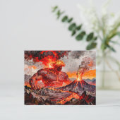 Pyrokles Titan of Lava and Volcanic Fire from Gree ポストカード (スタンド正面)