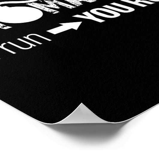 Pyromaniac If I Run You Run! Funny Sarcastic Pyro ポスター (角)