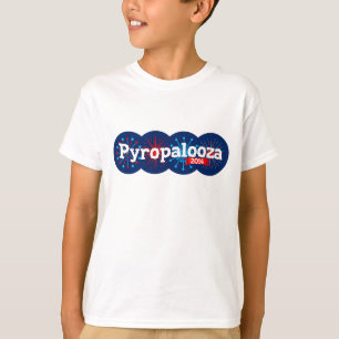 Pyropaloozaはティーをからかいます Tシャツ