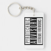 Pyrotechnic Advisory – Extreme Fireworks キーホルダー (正面)