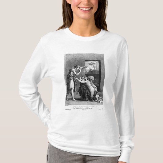 Pyrrhusの足のAndromache Tシャツ (正面)