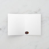 Pysankaおよび鳥のウクライナの民芸 シーズンカード (内部)