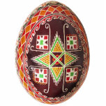 Pysanky (ウクライナの卵)のオーナメント 写真彫刻オーナメント<br><div class="desc">Pysanka (複数Pysanky)はワックス抵抗のろうけつ染め方法を使用して飾られるウクライナのイースターエッグです。  美しく伝統的なデザインは象徴性および意味の完全です。  Pysankyは普通家族および尊重された局外者に与えられるために作られます。 pysankaを与えることは生命の記号によるギフトを与えることです。  赤いリボンと完全なつるすことについてはアクリルのpysankyオーナメントの私達の全コレクションを見て下さい。  、耐久のアクリルはゆとりの作られて2つのサイズ、入って来ます。</div>