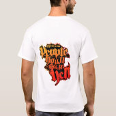 PYSIHの白のTシャツ Tシャツ (裏面)