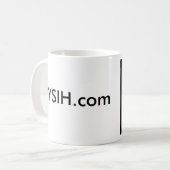 PYSIH.comの基本的なマグ コーヒーマグカップ (正面左)