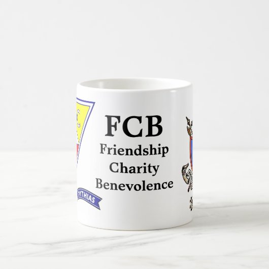 Pythiasのコンボのマグの騎士 コーヒーマグカップ (中央)