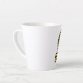 PythonとPythonのバグ カフェラテマグ (左アングル)