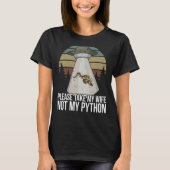 Pythonの所有者 Tシャツ (正面)