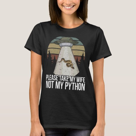 Pythonの所有者 Tシャツ (正面)