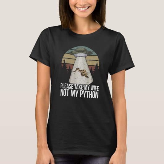 Pythonの所有者 Tシャツ (正面)