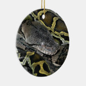 Pythonのmourus bivitatus セラミックオーナメント (右)