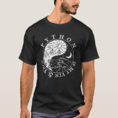 Pythonは陰陽プログラマ Tシャツ (正面)