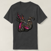 Pythonを使ったドラゴン Tシャツ (デザイン正面)