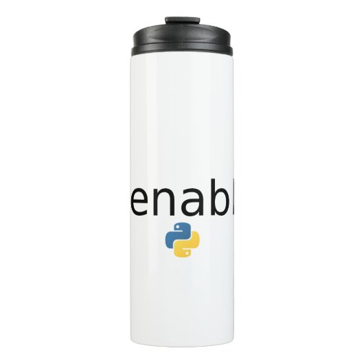 pythonガベージコレクター タンブラー (正面)