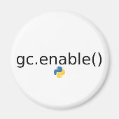 pythonガベージコレクター マグネット (正面)