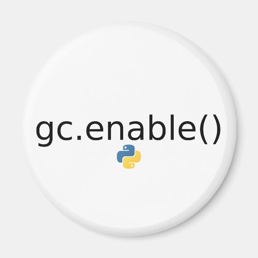 pythonガベージコレクター マグネット (正面)