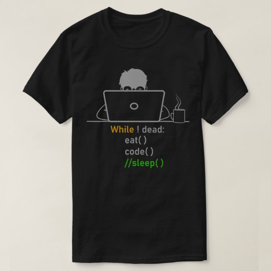PythonグラフィックノベルティおもしろいのコンピュータPr用ギフト Tシャツ (デザイン正面)