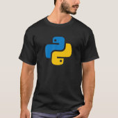 Pythonコードくもの巣開発者フロントエンド開発者 Tシャツ (正面)