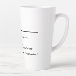 Pythonコード - お前の母ちゃんハムスター カフェラテマグ