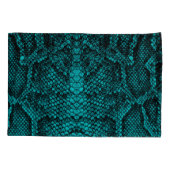 Pythonスキン：スネークパターンデザイン 枕カバー (裏面)