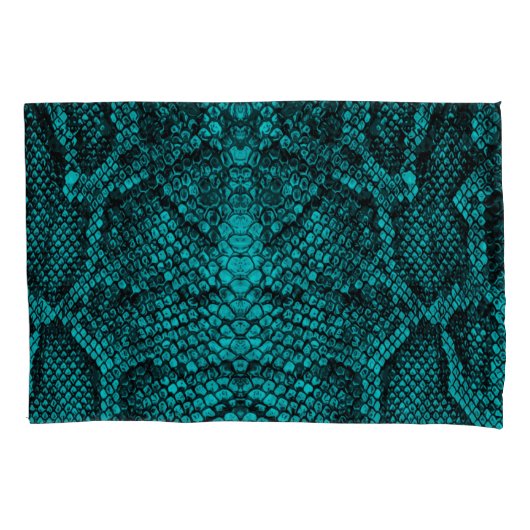 Pythonスキン：スネークパターンデザイン 枕カバー (正面)