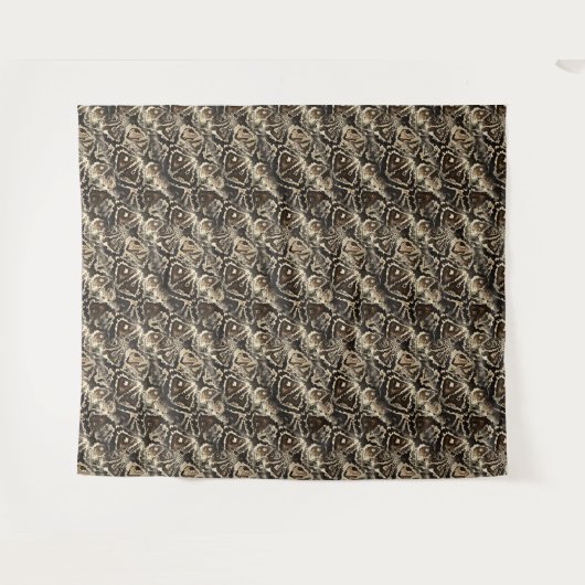 Pythonスキン タペストリー (正面(横))