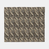 Pythonスキン フリースブランケット (正面(横))