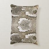 Pythonスキン：動物パターンデザイン アクセントクッション (裏面(縦))