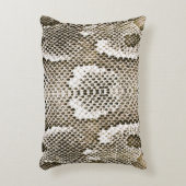 Pythonスキン：動物パターンデザイン アクセントクッション (正面(垂直))