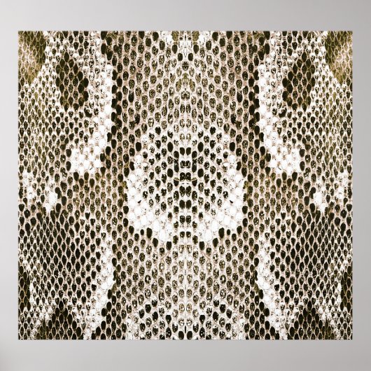 Pythonスキン：動物パターンデザイン ポスター (正面)