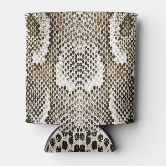Pythonスキン:動物パターンデザイン 缶クーラー (正面)