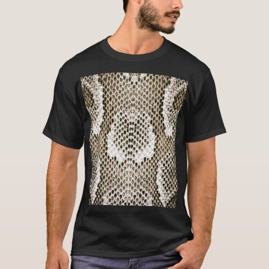 Pythonスキン：動物パターンデザイン Tシャツ (正面)